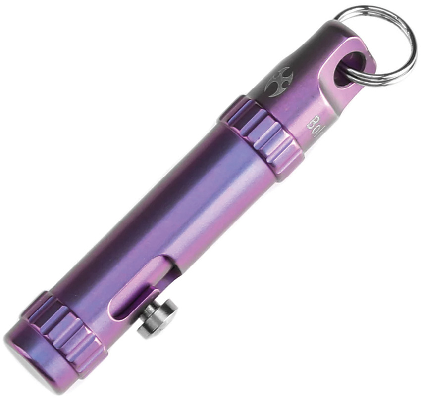 Navaja Kansept Knives Bolt Fidget Keyring Purple G013A5