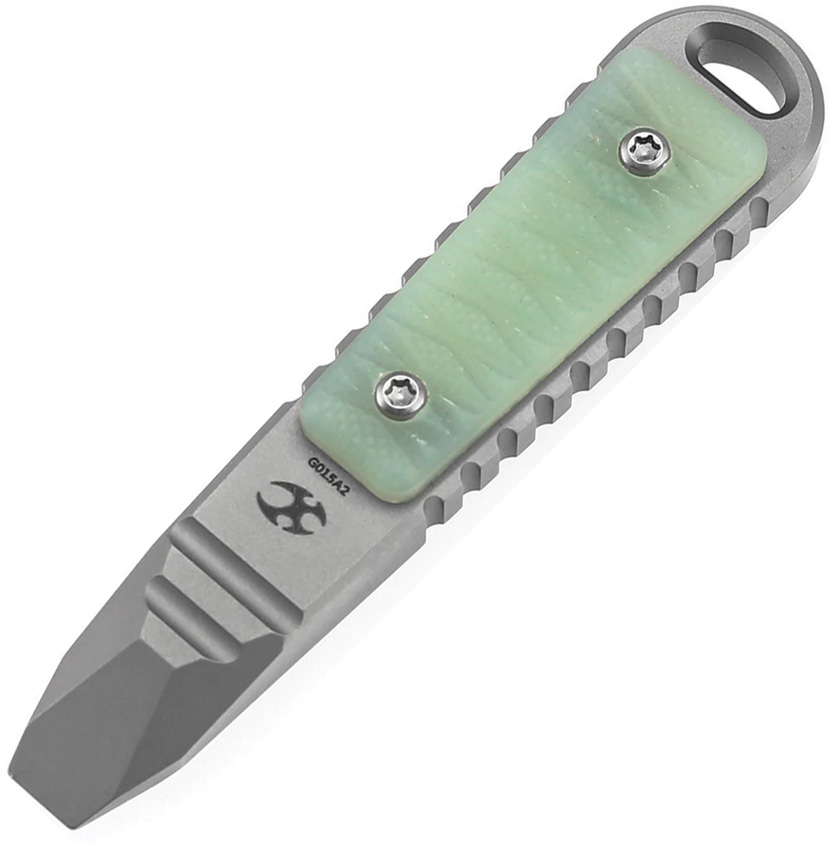 Navaja Kansept Knives Kursor Pry Bar Jade G10 G015A2