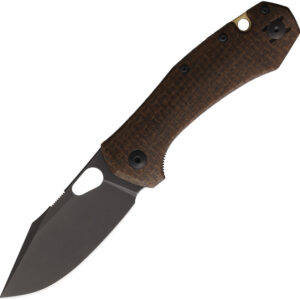 Navaja Giant Mouse ACE Atelier Linerlock Burlap ATELIER-BURLAP-MICARTA
