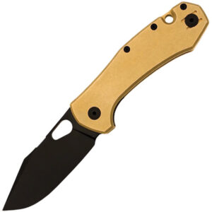 Navaja GiantMouse Atelier Linerlock Flat Brass 810064913310