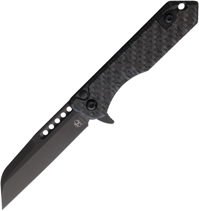 Navaja Heretic Knives Jinn Button Lock Glo Cf H213-6A-Glocf