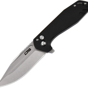 Navaja CJRB Riff Button Lock Black J1928-Bk