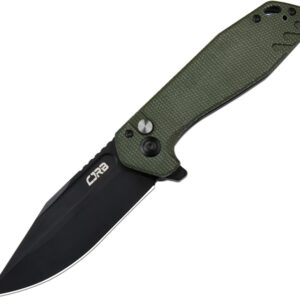 Navaja CJRB Riff Button Lock Green J1928-Bmgn