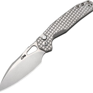 Navaja CJRB Frack Button Lock Gray J1931-Fst