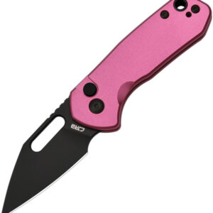 Navaja CJRB Mini Pyrite Button Lock Pink J1933-Bpk