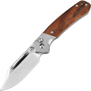 Navaja CJRB Bowie Pyrite Button Lock Rosew J1942-Rw