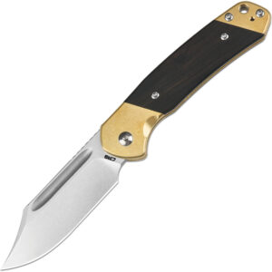 Navaja CJRB Bowie Pyrite Slip Joint Brass J1942Sj-Breb