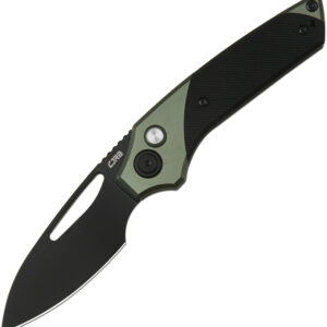 Navaja CJRB Version Button Lock Green J1949-Bbk