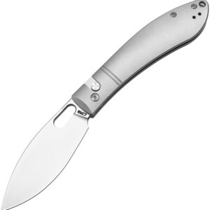 Navaja CJRB Sasaya Button Lock Ti J1959G-Gy