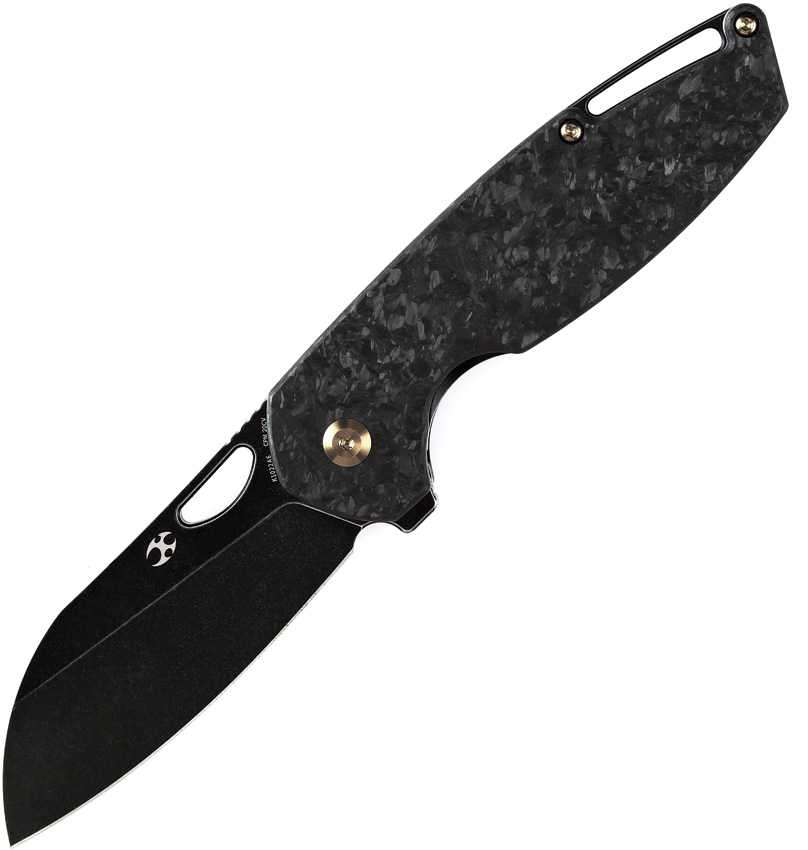 Navaja Kansept Knives Model 6 Framelock Shred Cf K1022A6