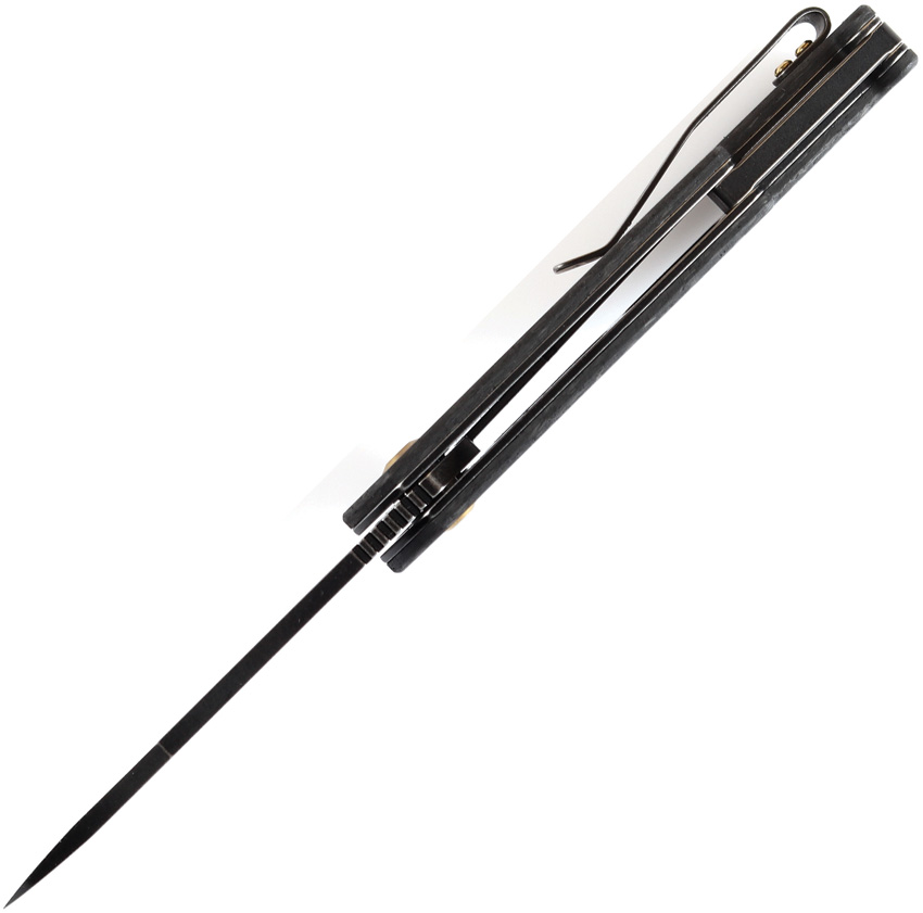 Navaja Kansept Knives Model 6 Framelock Shred Cf K1022A6 - Image 4