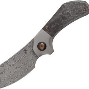 Navaja Kansept Knives Pluto Bolster Lock Shred Cf K3129A3