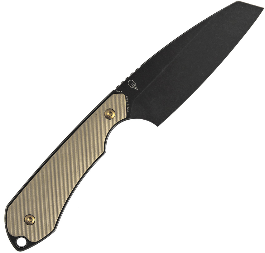 Navaja Kansept Knives Valk Fixed Blade Sand G019A2 - Image 3