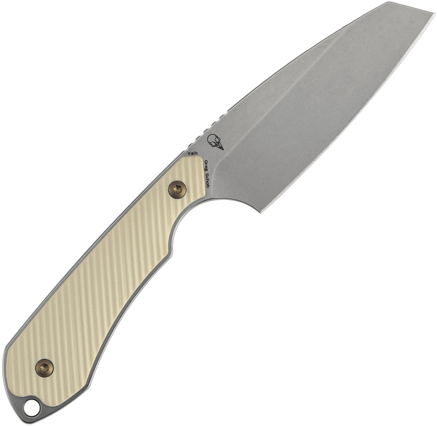 Navaja Kansept Knives Valk Fixed Blade Ivory G019A3 - Image 3