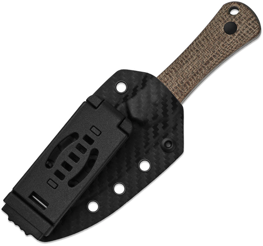 Navaja Kizer Cutlery Bone Fixed Blade Brn Mic 1122A1 - Image 2