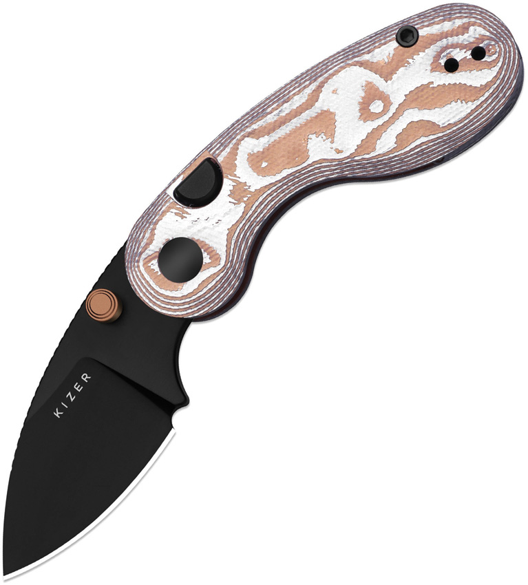 Navaja Kizer Cutlery Microbe Button Linerlock Cop V2742A12