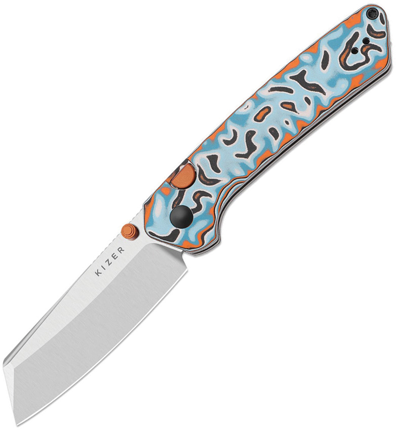 Navaja Kizer Cutlery Madrac Button Linerlock Vortex V3693Bsa2