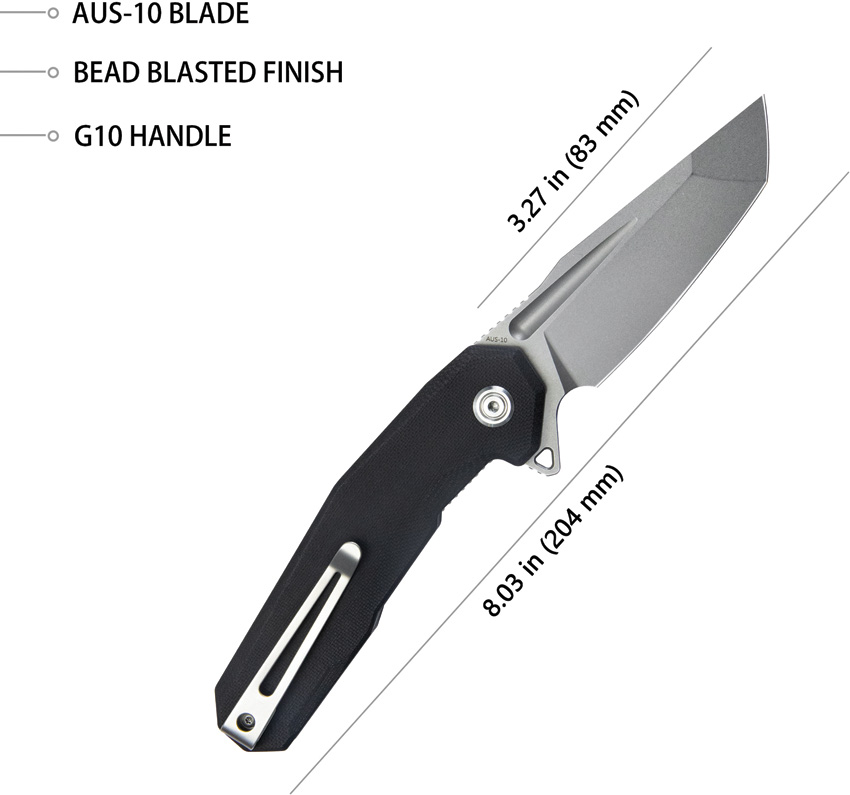 Navaja KB Knives Carve Nest Linerlock Black Kb237G - Image 3