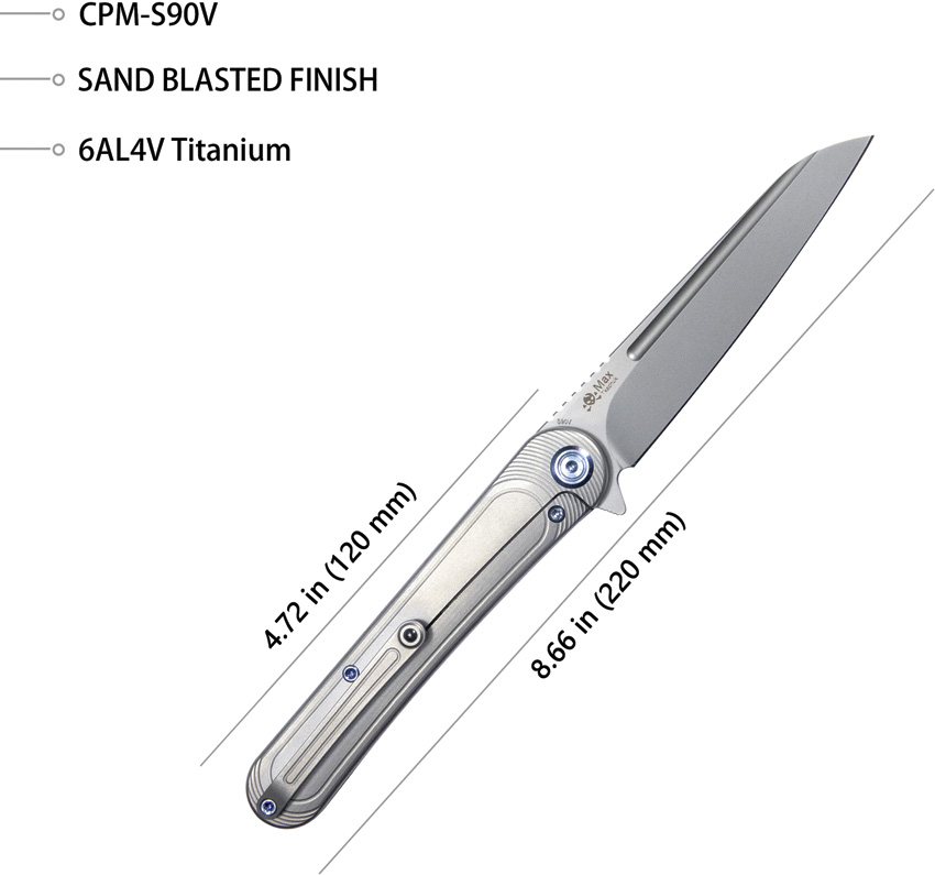 Navaja KB Knives Dandy Framelock Gray Kb247J - Image 2