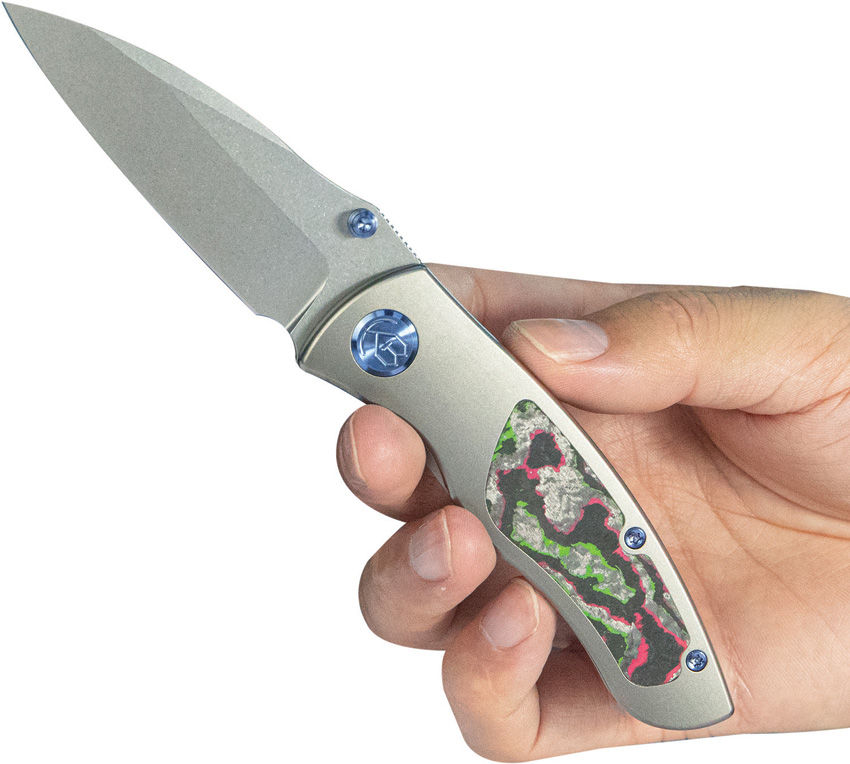 Navaja KB Knives Vertigo Framelock Camocarbon Kb258B - Image 4