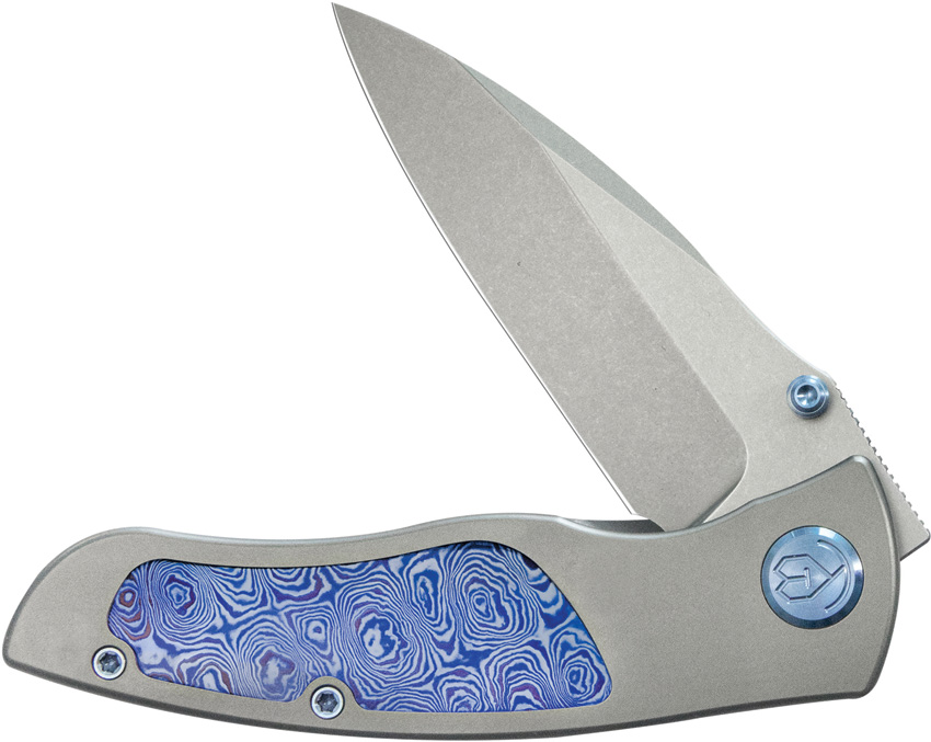 Navaja KB Knives Vertigo Framelock Timascus Kb258D - Image 5