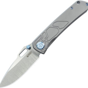 Navaja KB Knives Blackout Framelock Ti Gray Kb259A