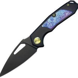 Navaja KB Knives Coeus Framelock Black Ti Kb286B