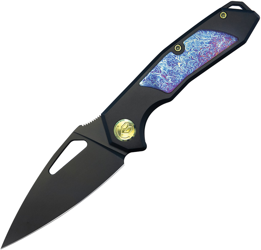 Navaja KB Knives Coeus Framelock Black Ti Kb286B