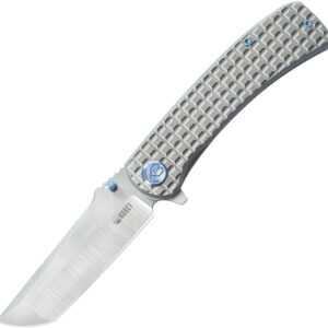 Navaja KB Knives Interflow Framelock Ti Gray Kb294A