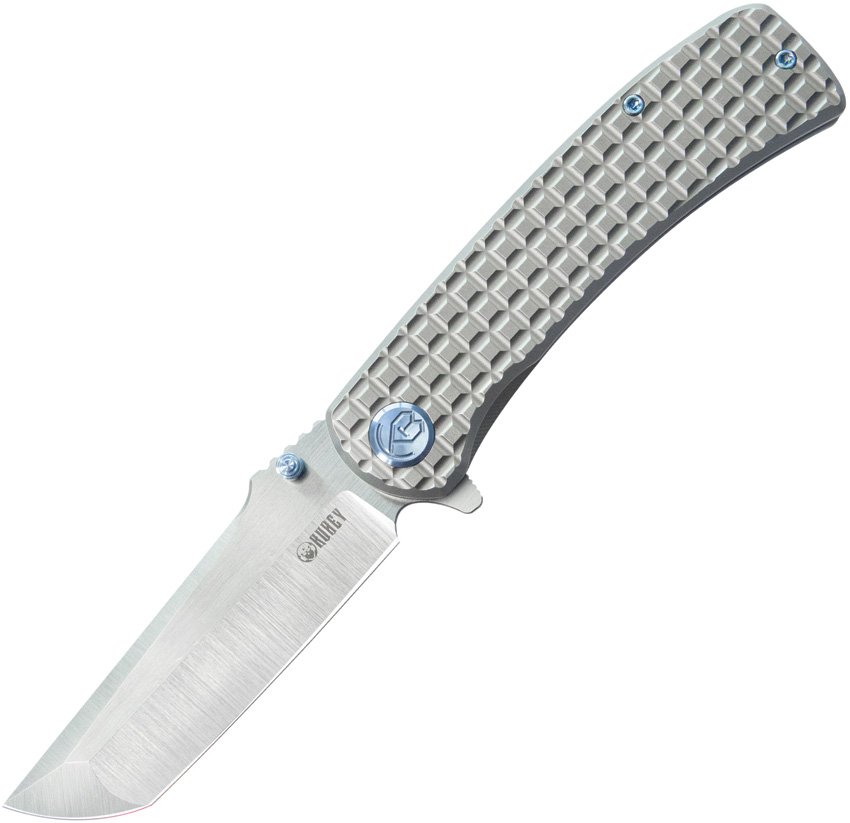 Navaja KB Knives Interflow Framelock Ti Gray Kb294A