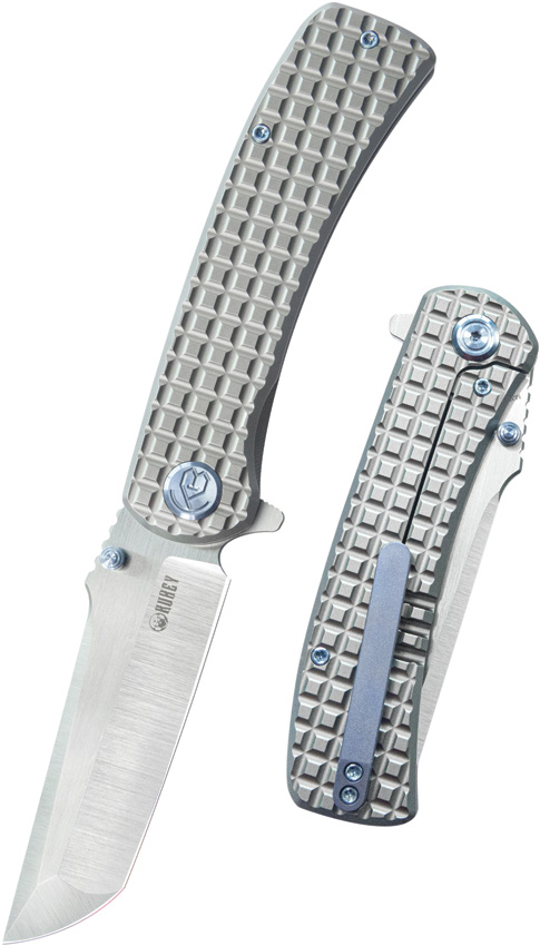 Navaja KB Knives Interflow Framelock Ti Gray Kb294A - Image 6