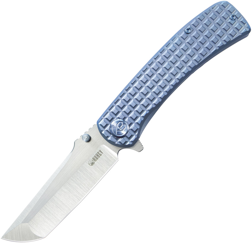 Navaja KB Knives Interflow Framelock Ti Blue Kb294B