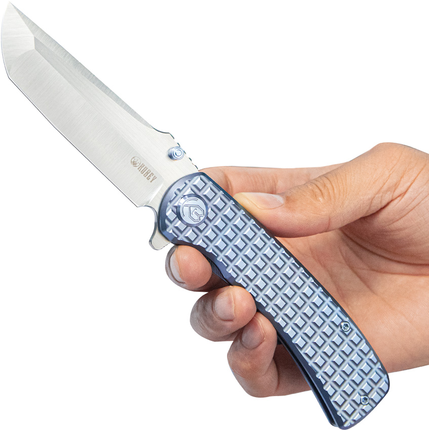 Navaja KB Knives Interflow Framelock Ti Blue Kb294B - Image 5