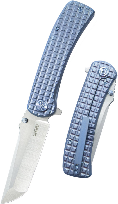Navaja KB Knives Interflow Framelock Ti Blue Kb294B - Image 6