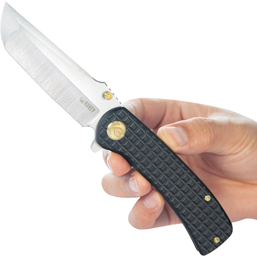 Navaja KB Knives Interflow Framelock Ti Black Kb294C - Image 5