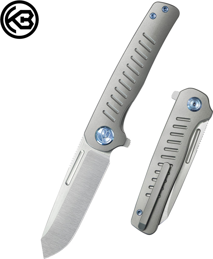 Navaja KB Knives Steelhead Linerlock Gray Ti Kb315A - Image 7