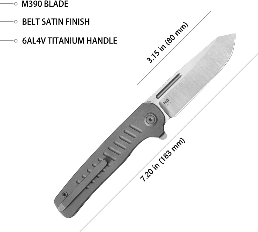Navaja KB Knives Steelhead Linerlock Dsw Kb315B - Image 3