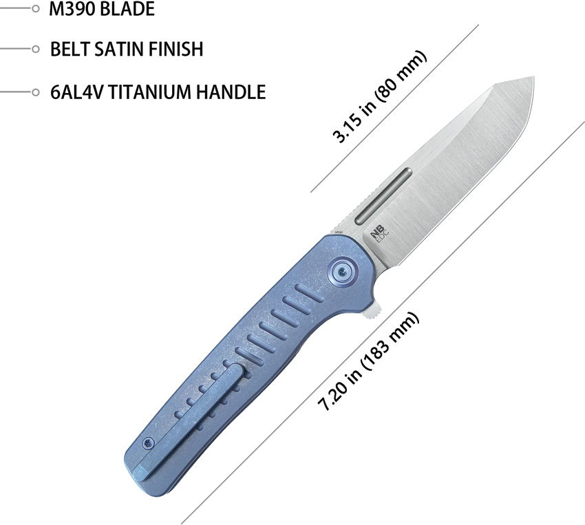 Navaja KB Knives Steelhead Linerlock Blue Sw Kb315C - Image 3