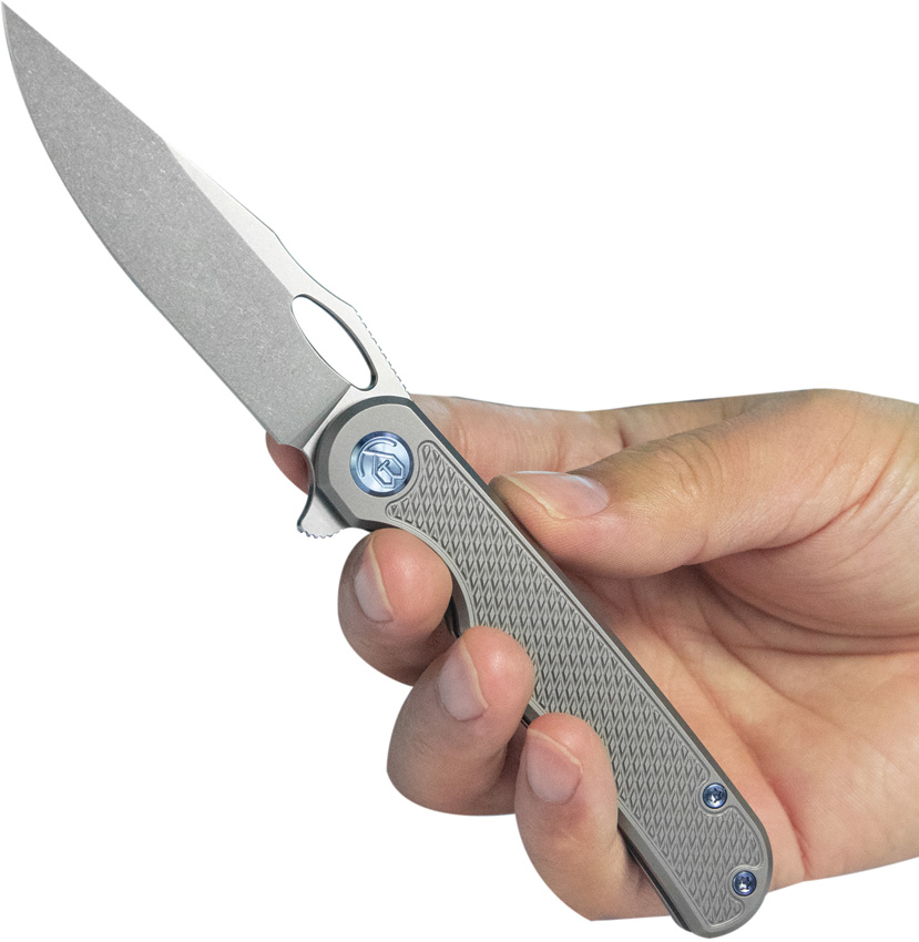 Navaja KB Knives Hydro Framelock Gray Kb323A - Image 4