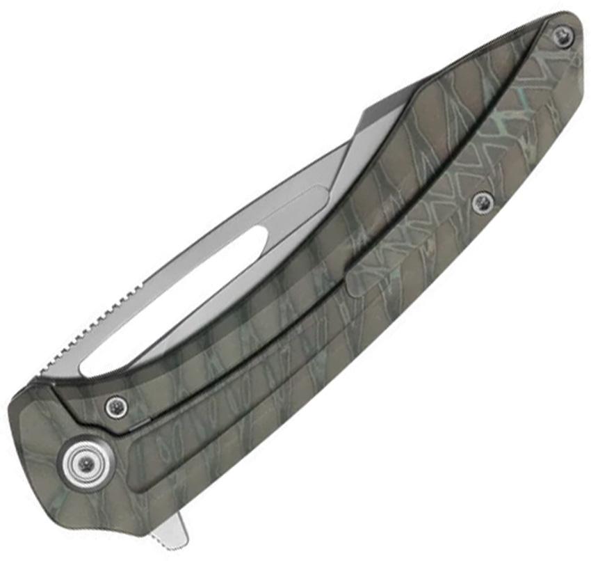 Navaja KB Knives Merced Framelock Flame Kb352B - Image 2