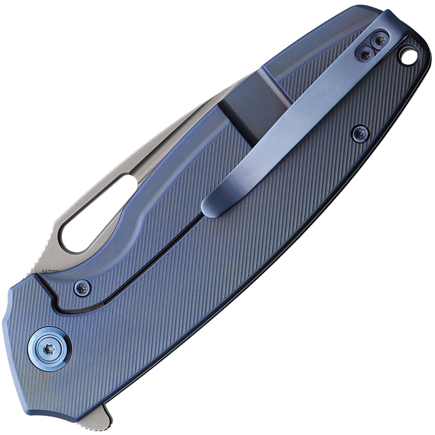 Navaja KB Knives Tityus Framelock Blue Ti Kb360D - Image 2