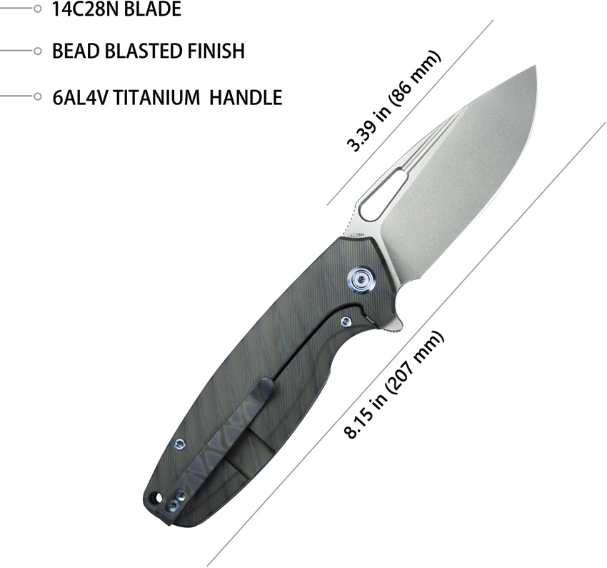 Navaja KB Knives Tityus Framelock Flame Kb360E - Image 3
