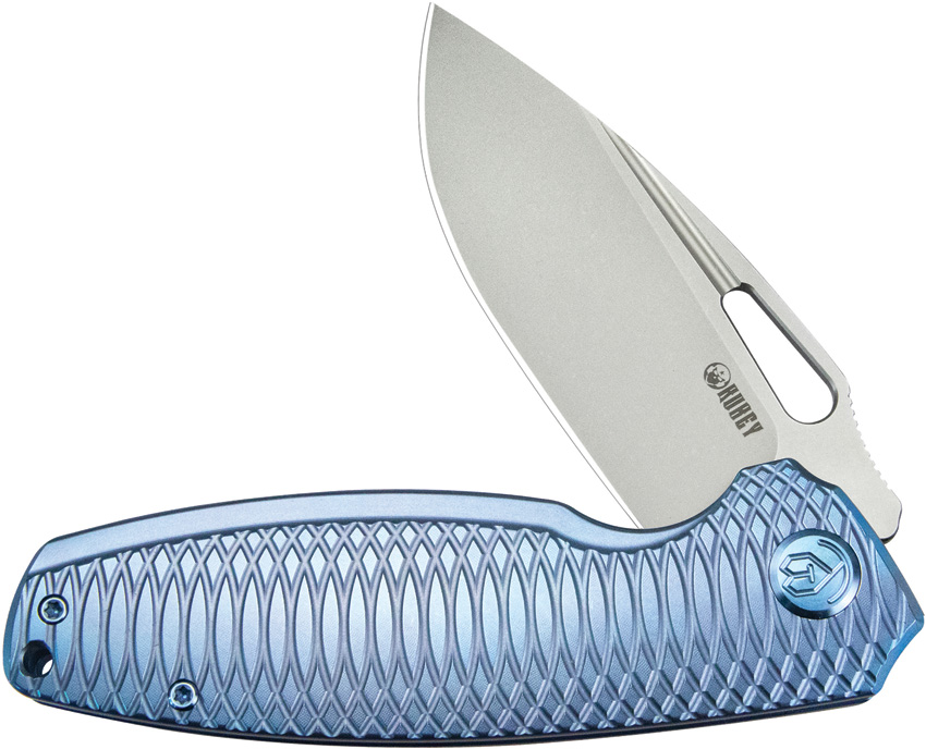 Navaja KB Knives Tityus Framelock Blue Ti Kb360F - Image 3