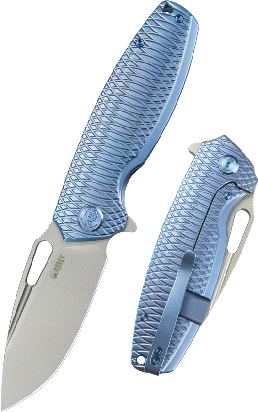 Navaja KB Knives Tityus Framelock Blue Ti Kb360F - Image 5