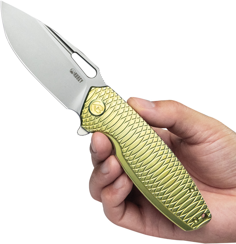 Navaja KB Knives Tityus Framelock Gold Kb360G - Image 5