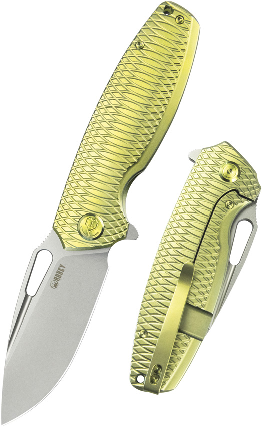 Navaja KB Knives Tityus Framelock Gold Kb360G - Image 6