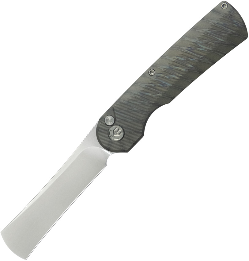 Navaja KB Knives Ikul Button Lock Flame Ti Kb380B