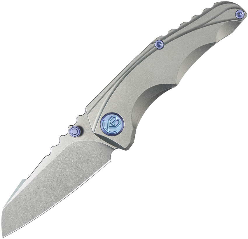 Navaja KB Knives Steeltle Framelock Gray Ti Kb390A
