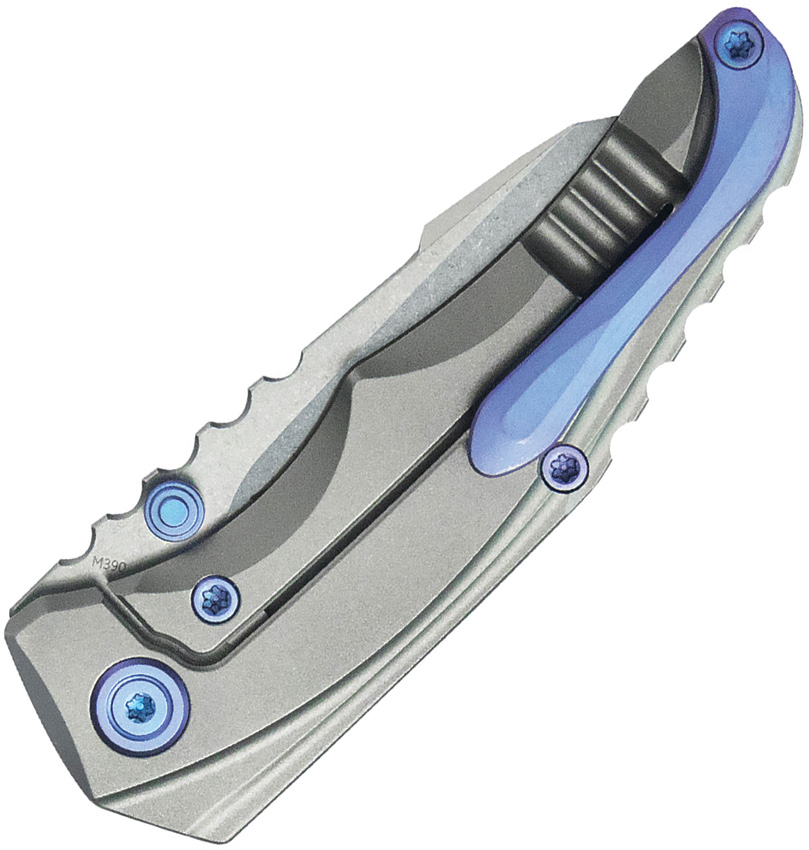 Navaja KB Knives Steeltle Framelock Gray Ti Kb390A - Image 2