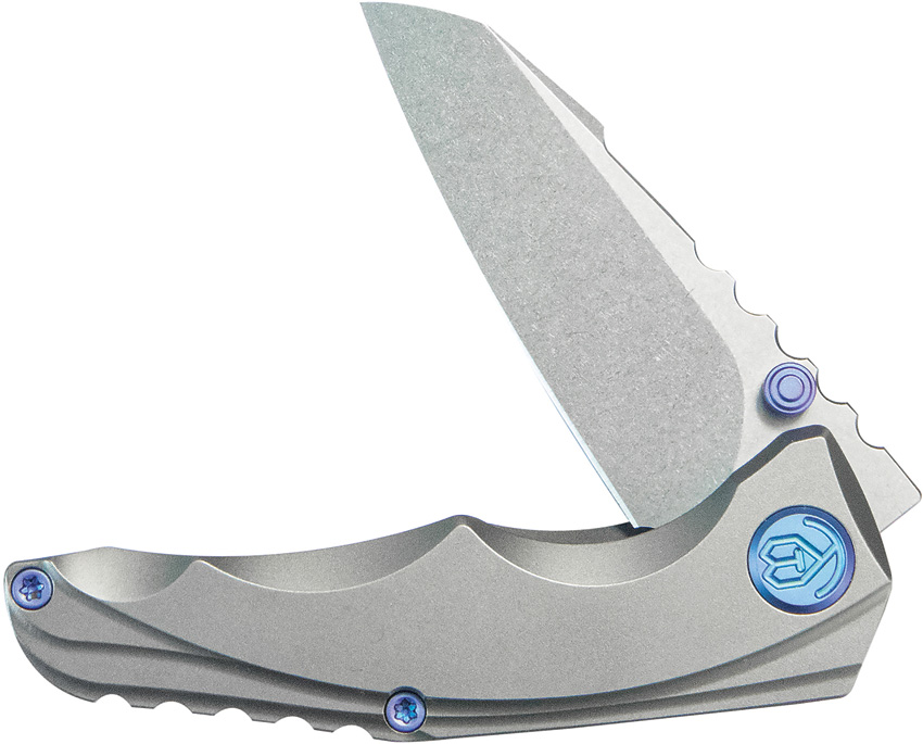 Navaja KB Knives Steeltle Framelock Gray Ti Kb390A - Image 5